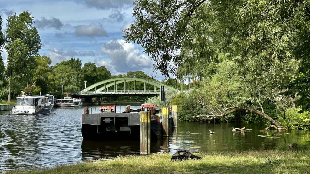 Ufer an der Mierendorff-Insel