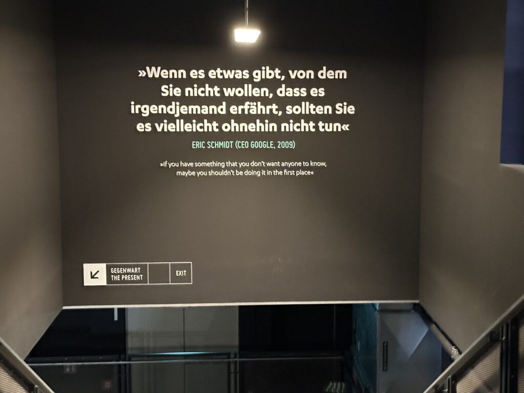 Zitat Google Chef Spionagemuseum Berlin