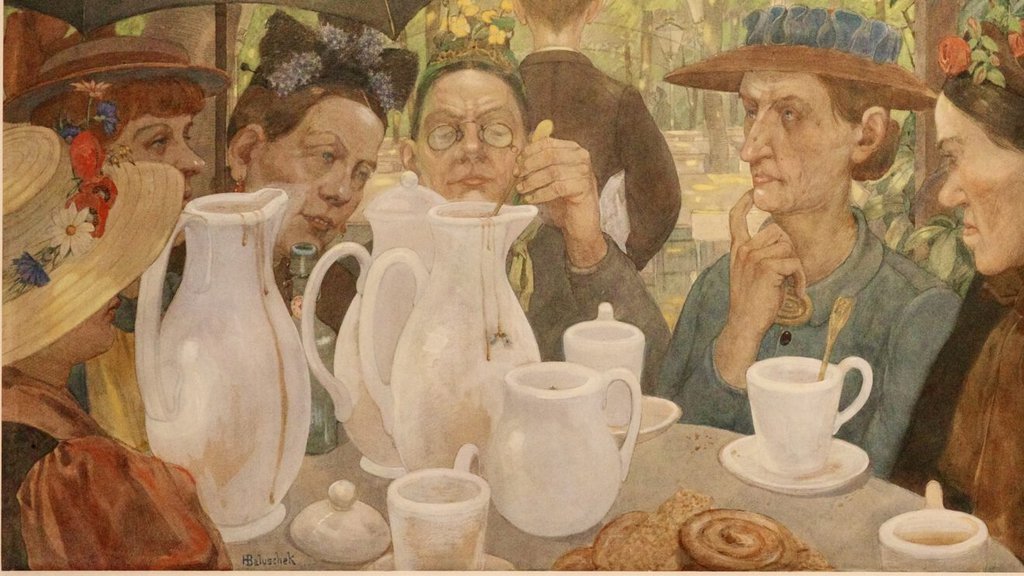 Baluschek Aufstellung im Bröhan Museum