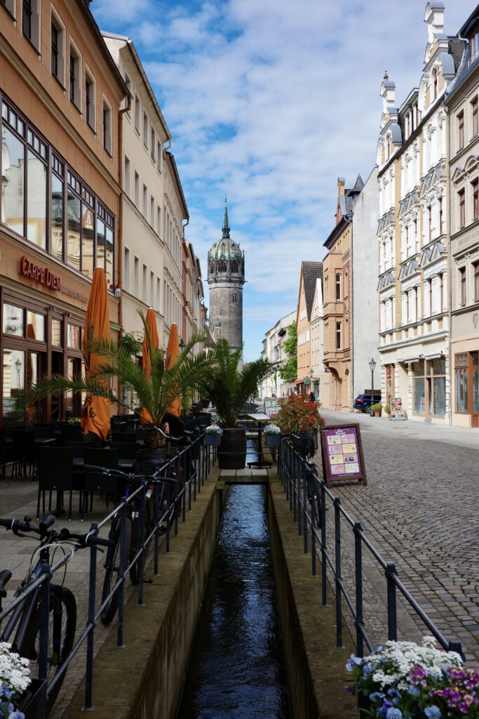 Blick in die Lutherstadt Wittenberg