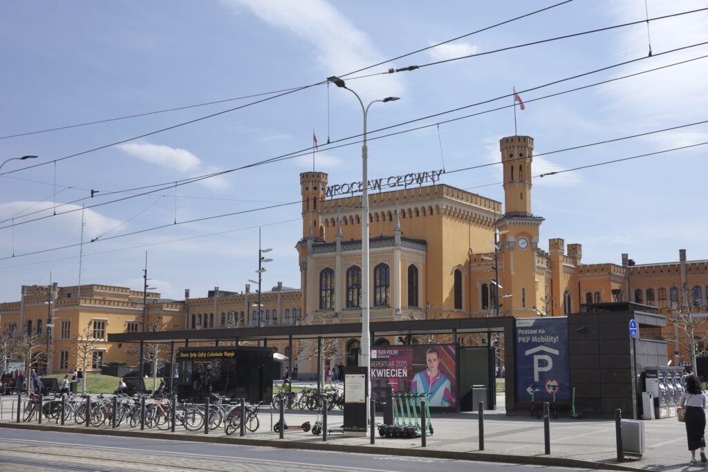 Der Bahnhof von Breslau